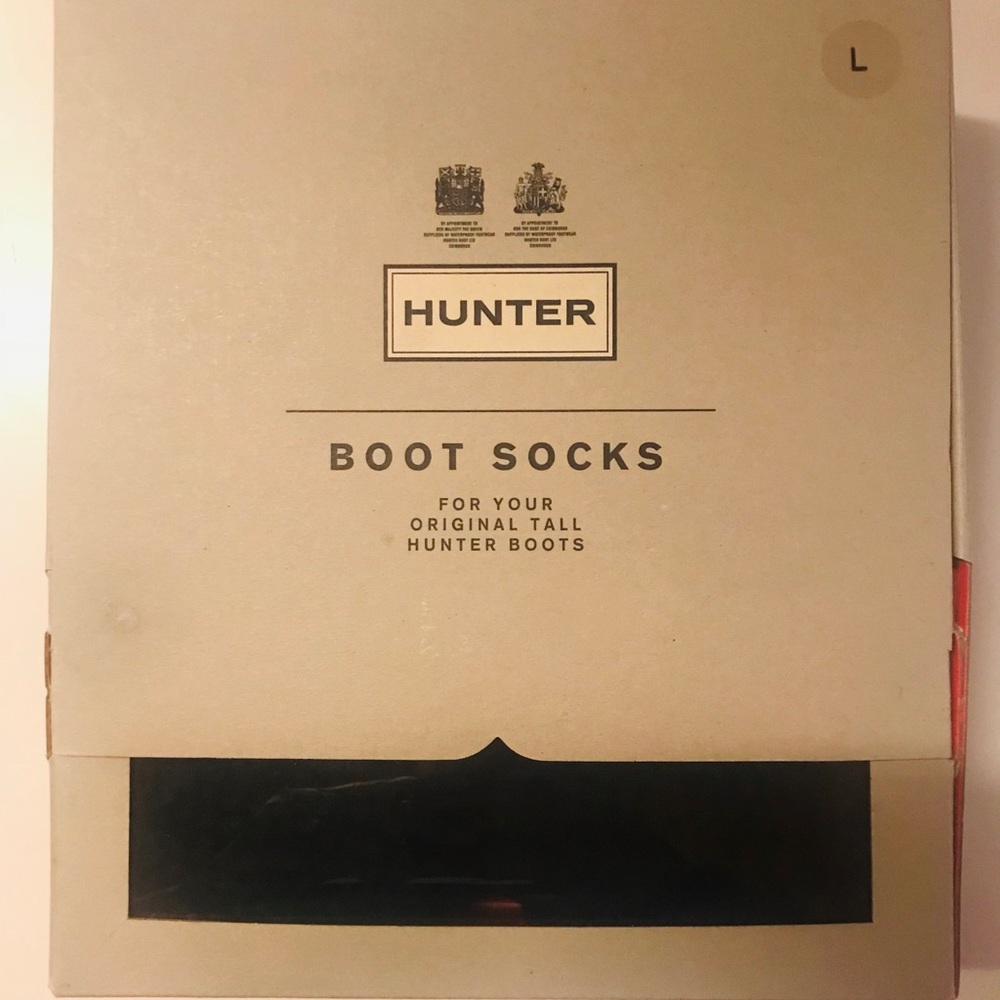 NEW Hunter Half Cardigan Boot Socks (Black)